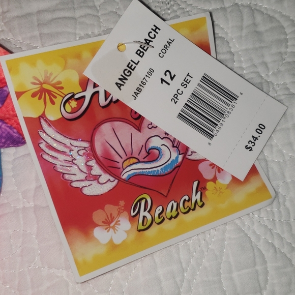 Girls Two Piece Bathing Suit - Picture 2 of 3